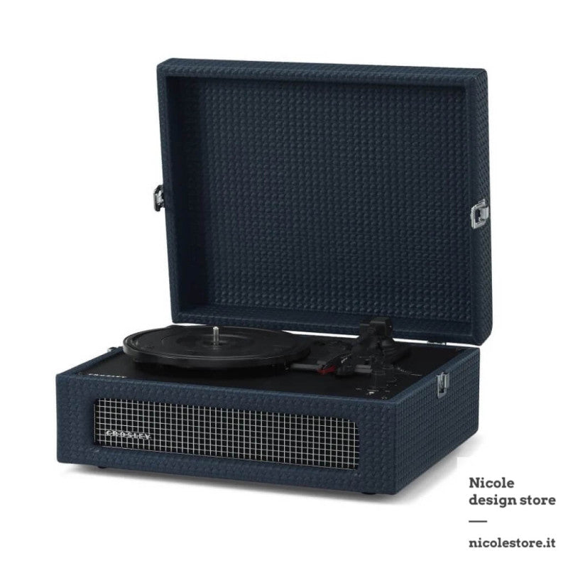 Giradischi Bluetooth 3 Velocità Voyager Blu Avio Crosley - immagine 2