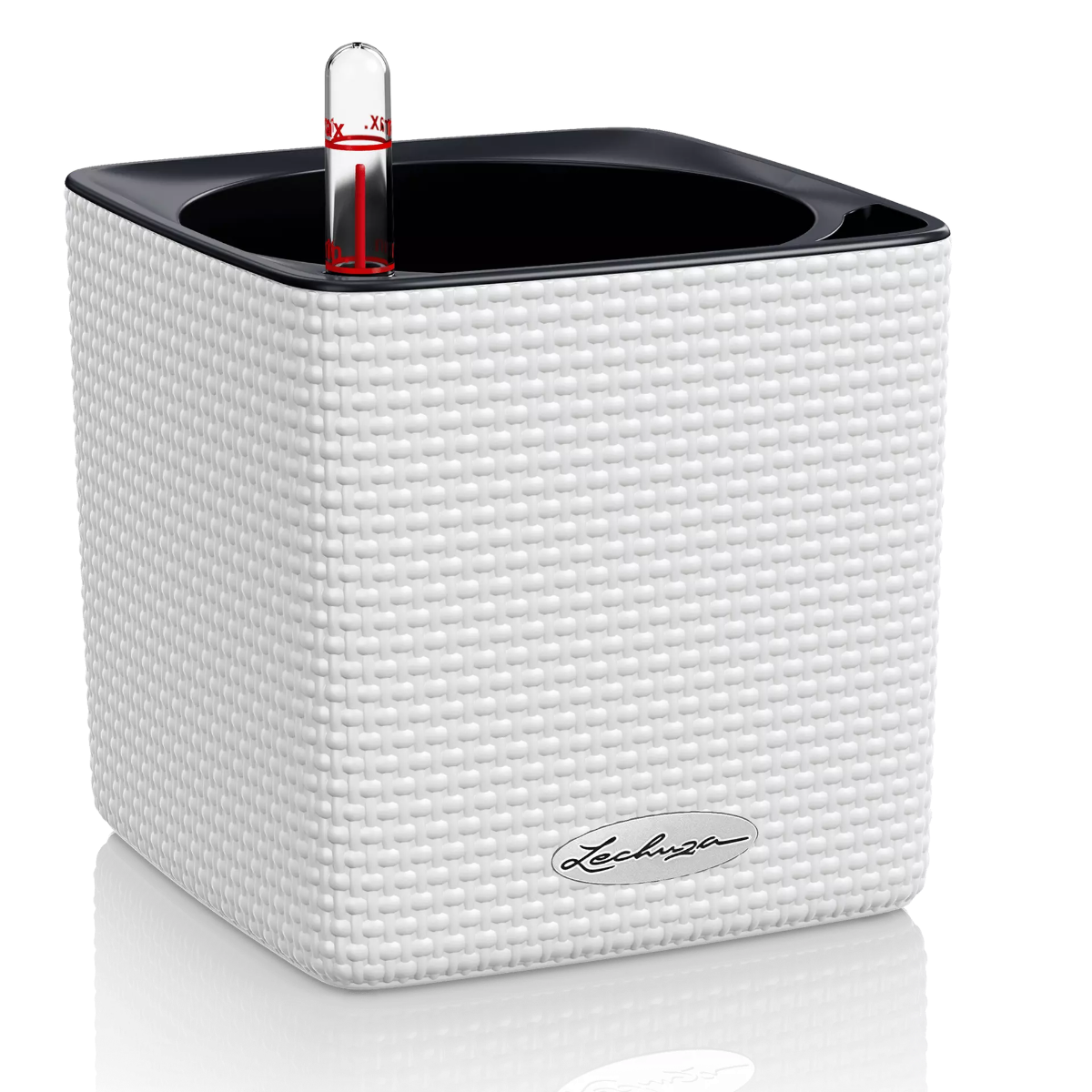 VASO CUBE COLOR 14X14X14 BIANCO
