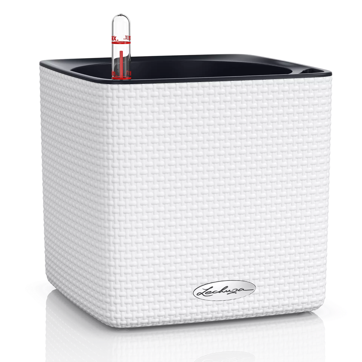 VASO CUBE COLOR 17X17X16 BIANCO