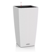 VASO CUBICO COTTAGE 40CM BIANCO
