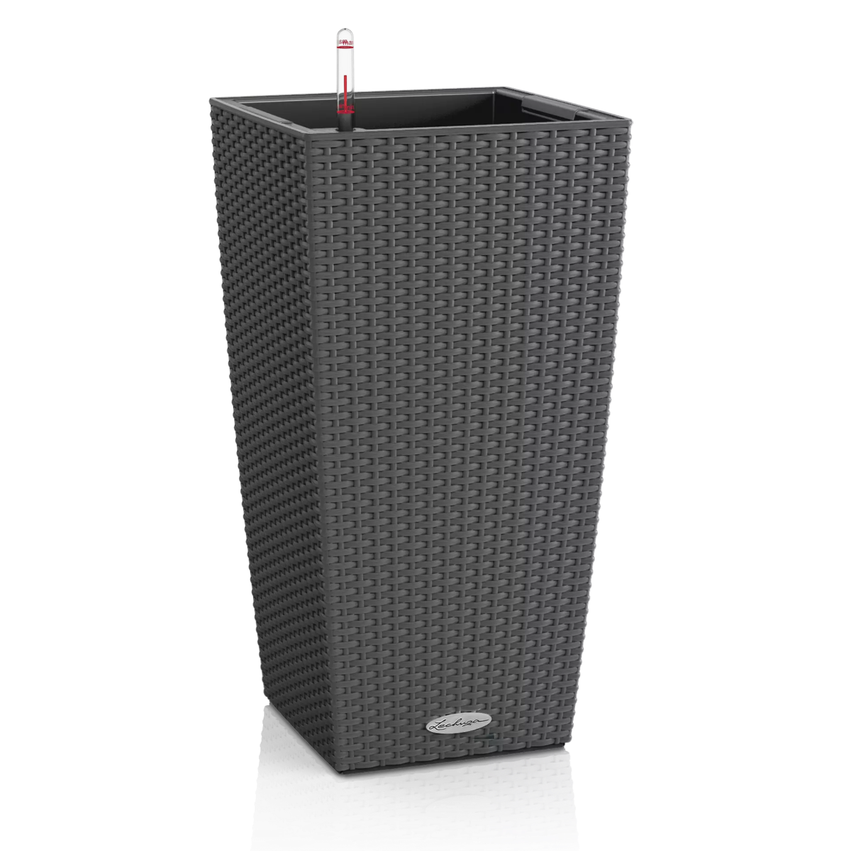 VASO CUBICO COTTAGE 30CM GRANITO