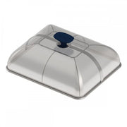 Cupola Anti Schizzo Rettangolare 34x28x13 cm Acciaio Inox ENO