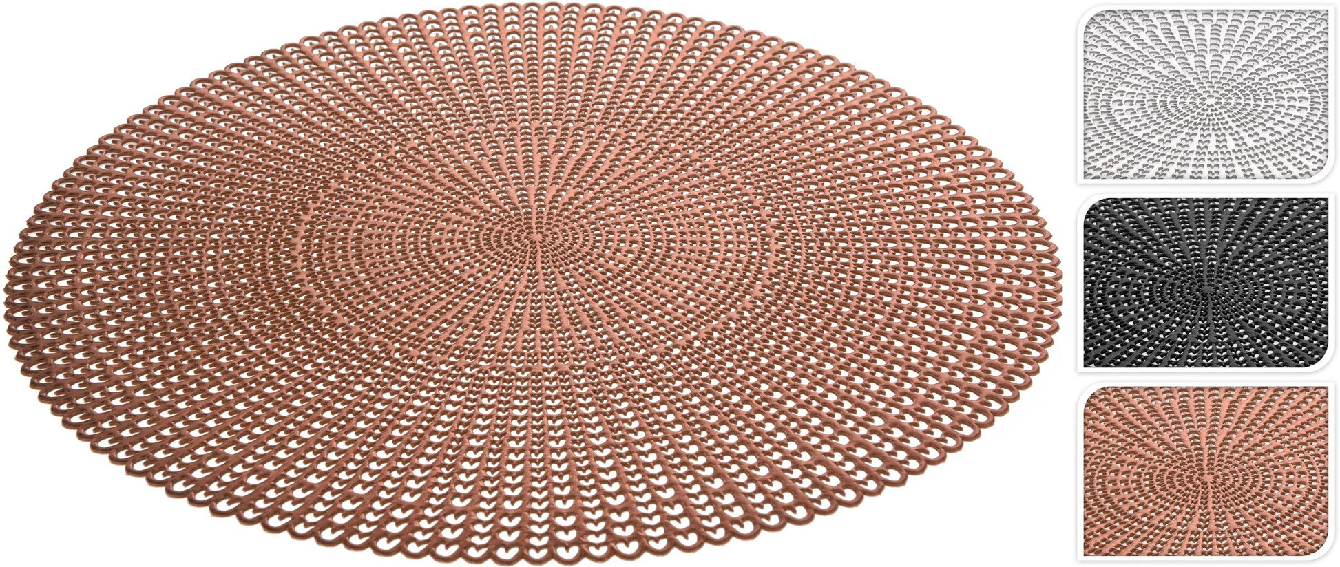 OFFERTA 3 TOVAGLIETTE D.41CM COLORI ASSORTITI