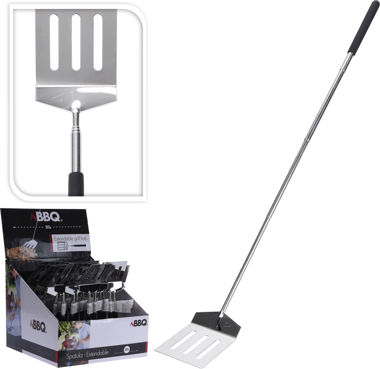 SPATOLA PER BARBECUE ESTENSIBILE 60CM IN METALLO
