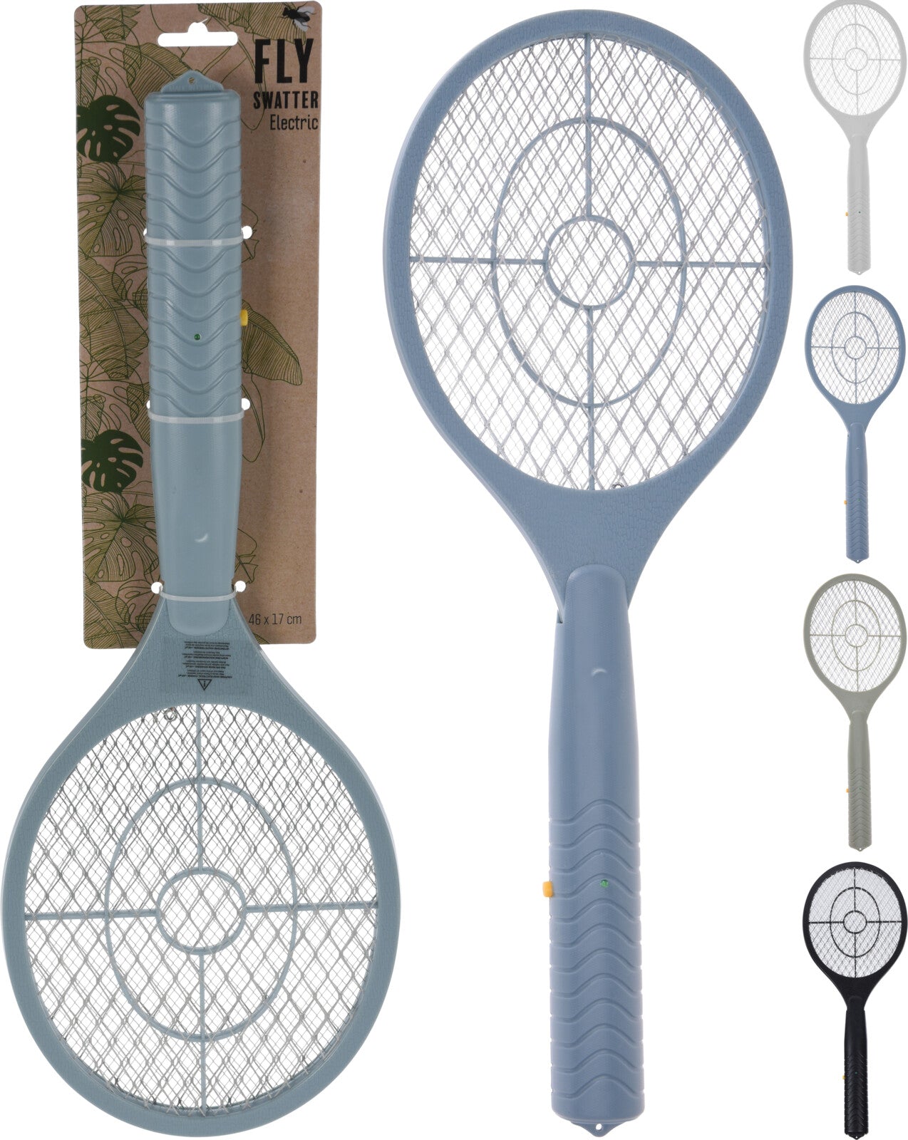 RACCHETTA ELETTRICA PER CATTURA INSETTI COLORE ASSORTITO