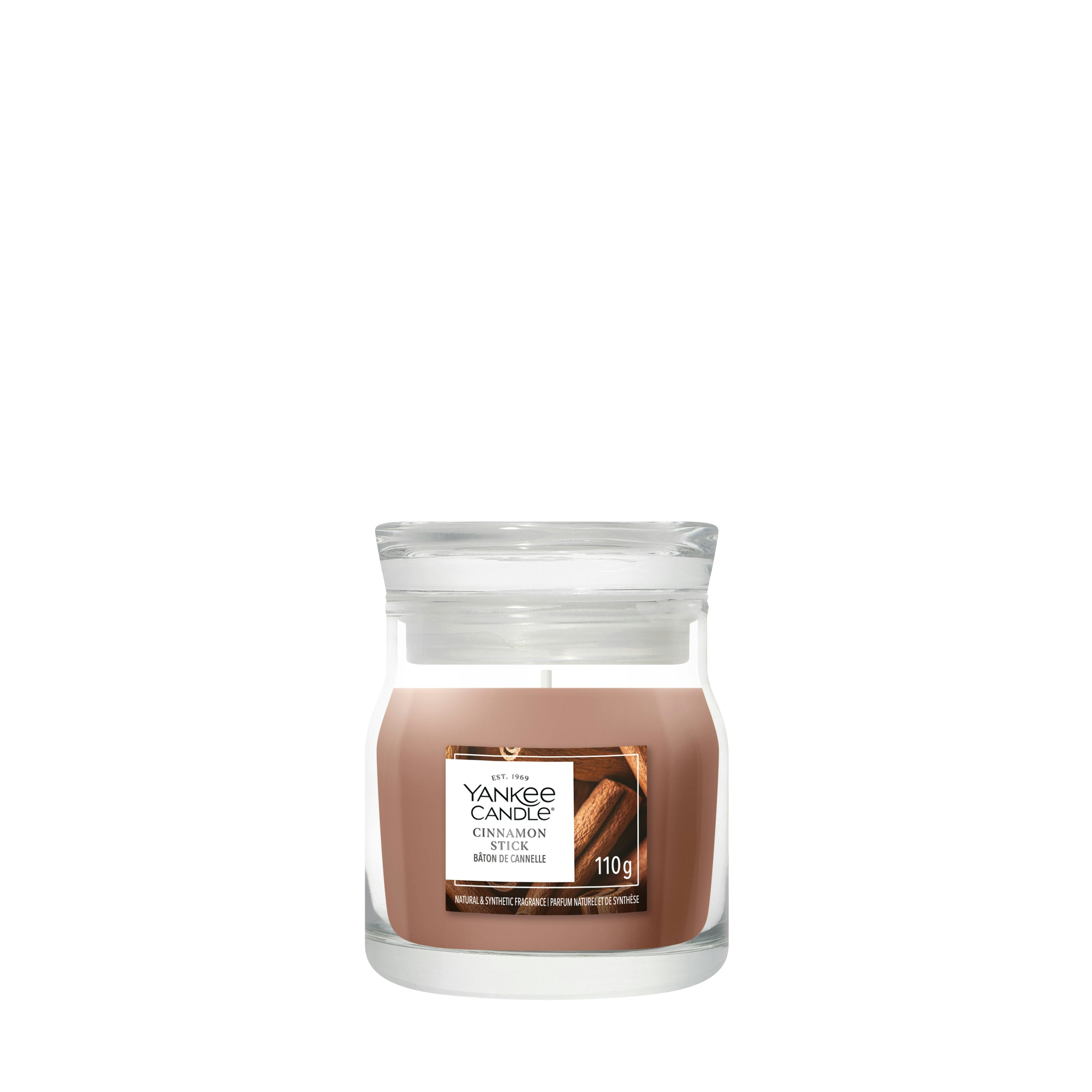 Candela piccola Signature Cinnamon Stick 110g Arancione Yankee Candle