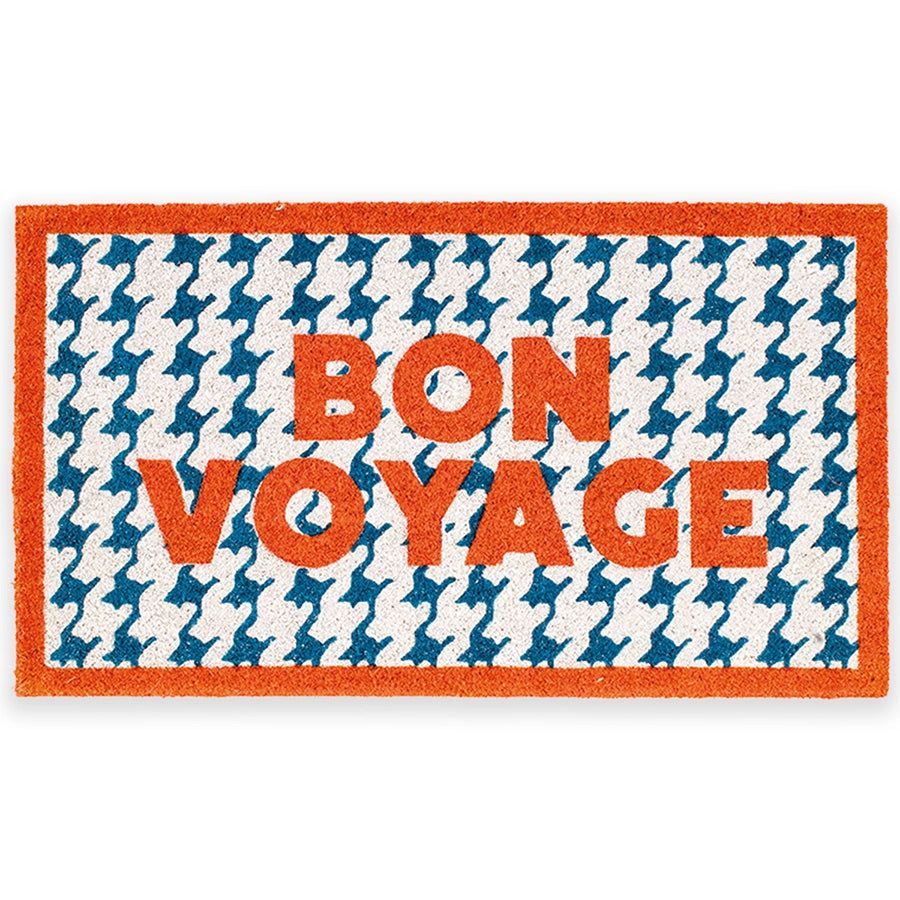 Fisura Zerbino “Bon voyage” 70x40 cm - blu/arancione