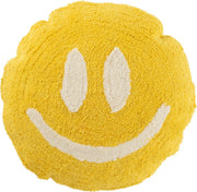 Cuscino Rotondo "Smiley" 45X15cm Giallo