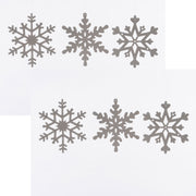 OFFERTA 6 STELLE NATALIZIE 12CM BIANCA APPENDIBILE