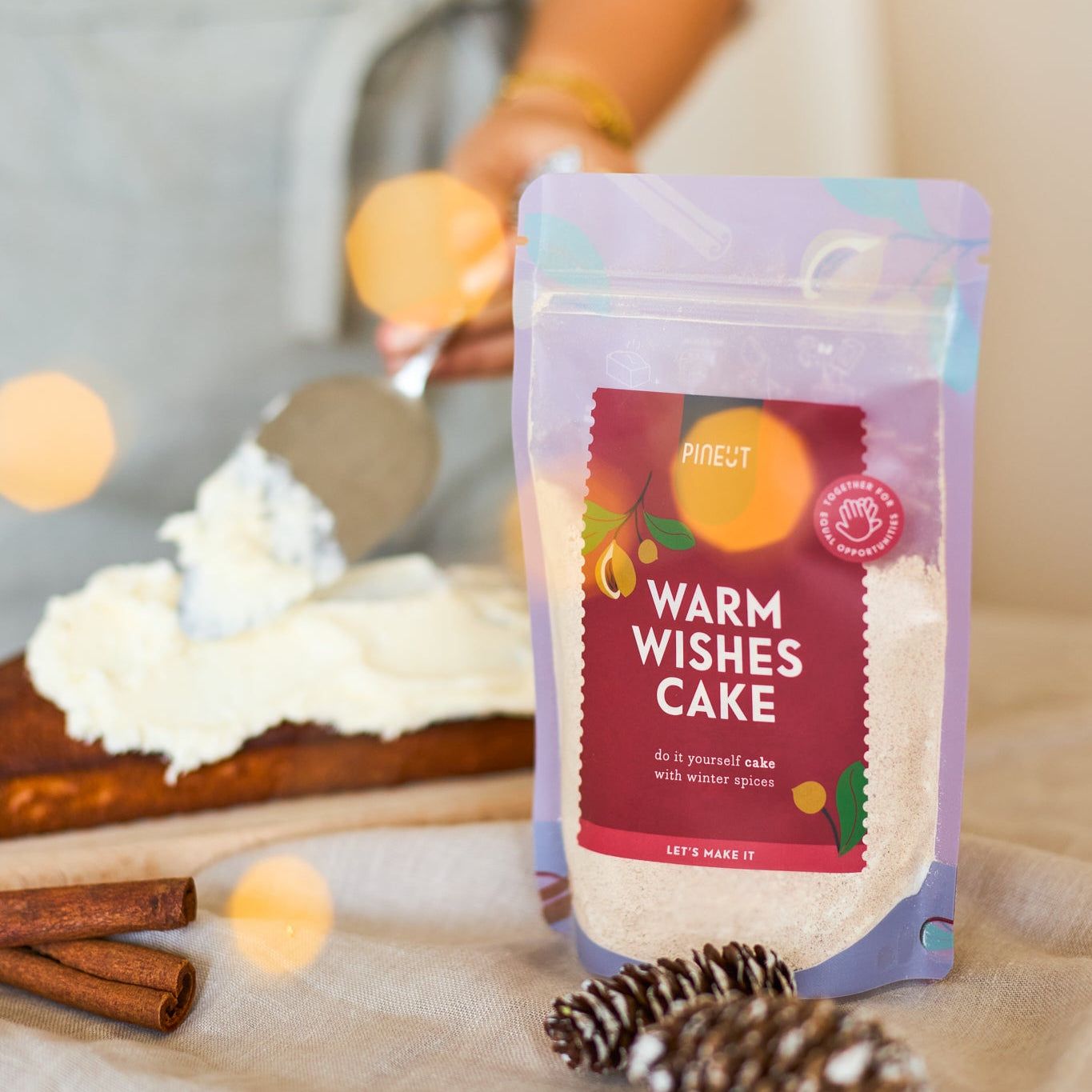 Pineut Preparato per Torta “Warm Wishes” – Mix Invernale DIY