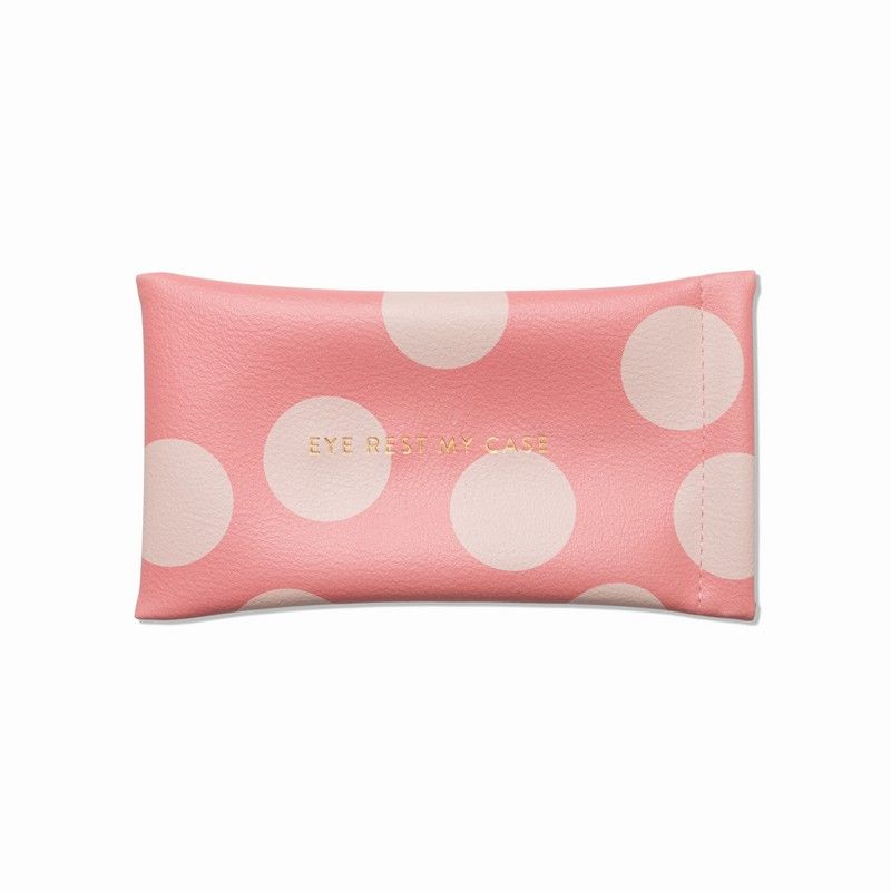 CUSTODIA PER OCCHIALI ROSA POIS FEYE REST MY CASE