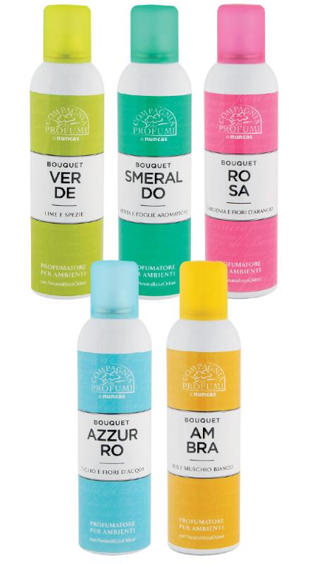 PROFUMATORE PER AMBIENTE E TESSUTI SPRAY 250ML ASSORTITO