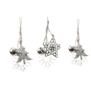 OFFERTA 3 DECORAZIONI NATALIZIE CON CAMPANELLO