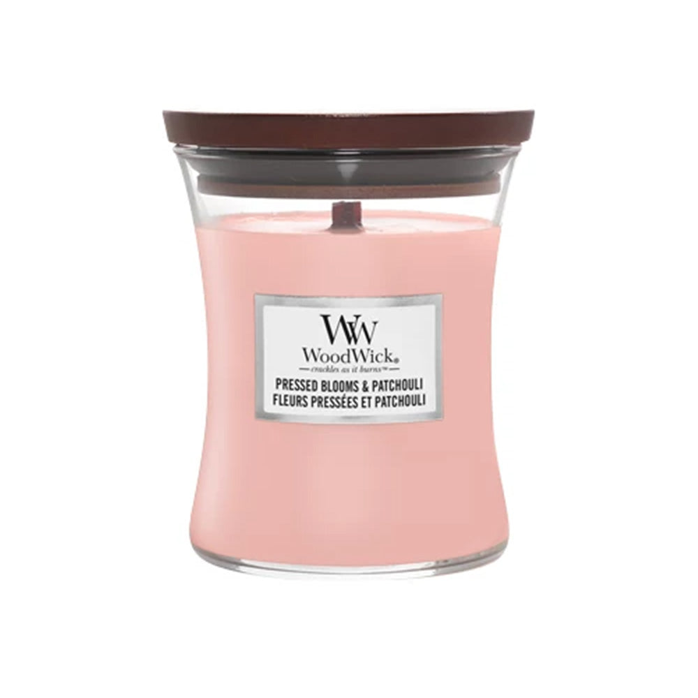 CANDELA CLESSIDRA MEDIA MEDIUM JAR PRESSED BLOOMS & PATCHOULI