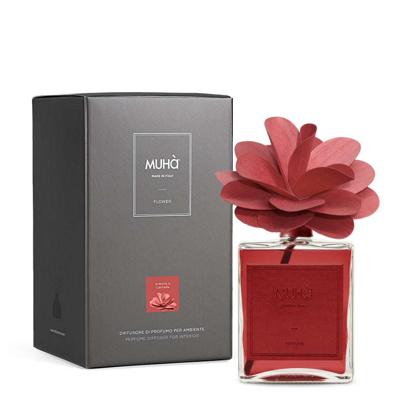 PROFUMATORE D'AMBIENTE FLOWER DIFFUSER ARANCIO E CANNELLA 500ML