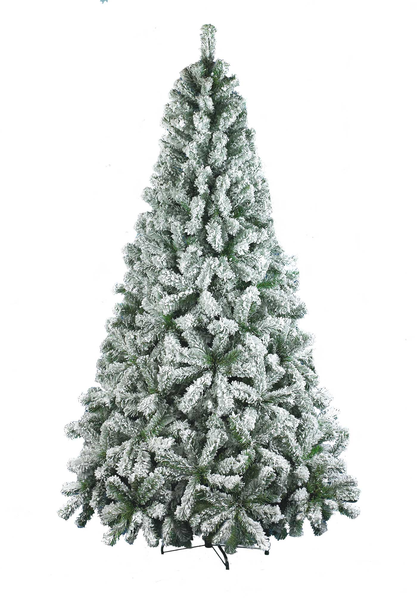 ALBERO DI NATALE DOLOMITI 240CM  VERDE INNEVATO