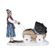 DONNA CON CARROZZINA - L8XW4,5XH7,5 - IN RESINA