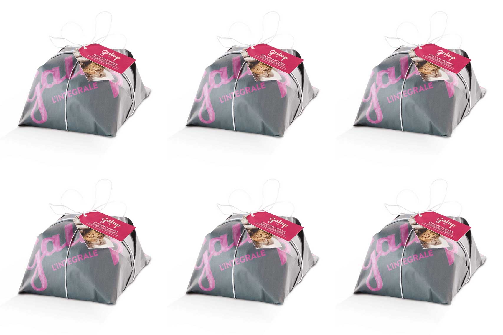 OFFERTA 6 PANETTONI INTEGRALE ALL'AMARENA GRAN GALUP 750GR