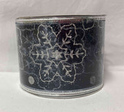 NASTRO NATALIZIO 6,3X270CM BLU/ARGENTO