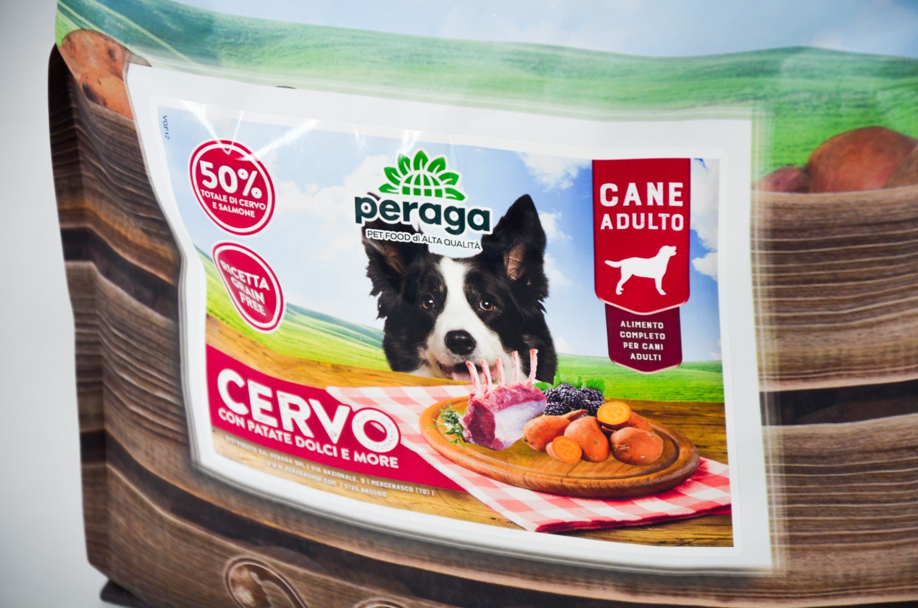 CROCCHETTE PERAGA GRAIN FREE PER CANE ADULTO 2KG CERVO