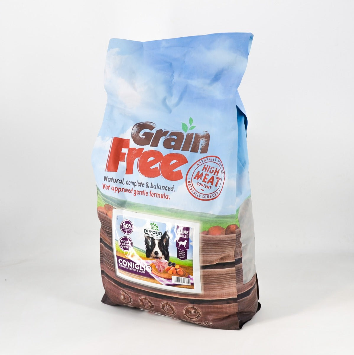 CROCCHETTE PERAGA GRAIN FREE PER CANE ADULTO 12KG CONIGLIO