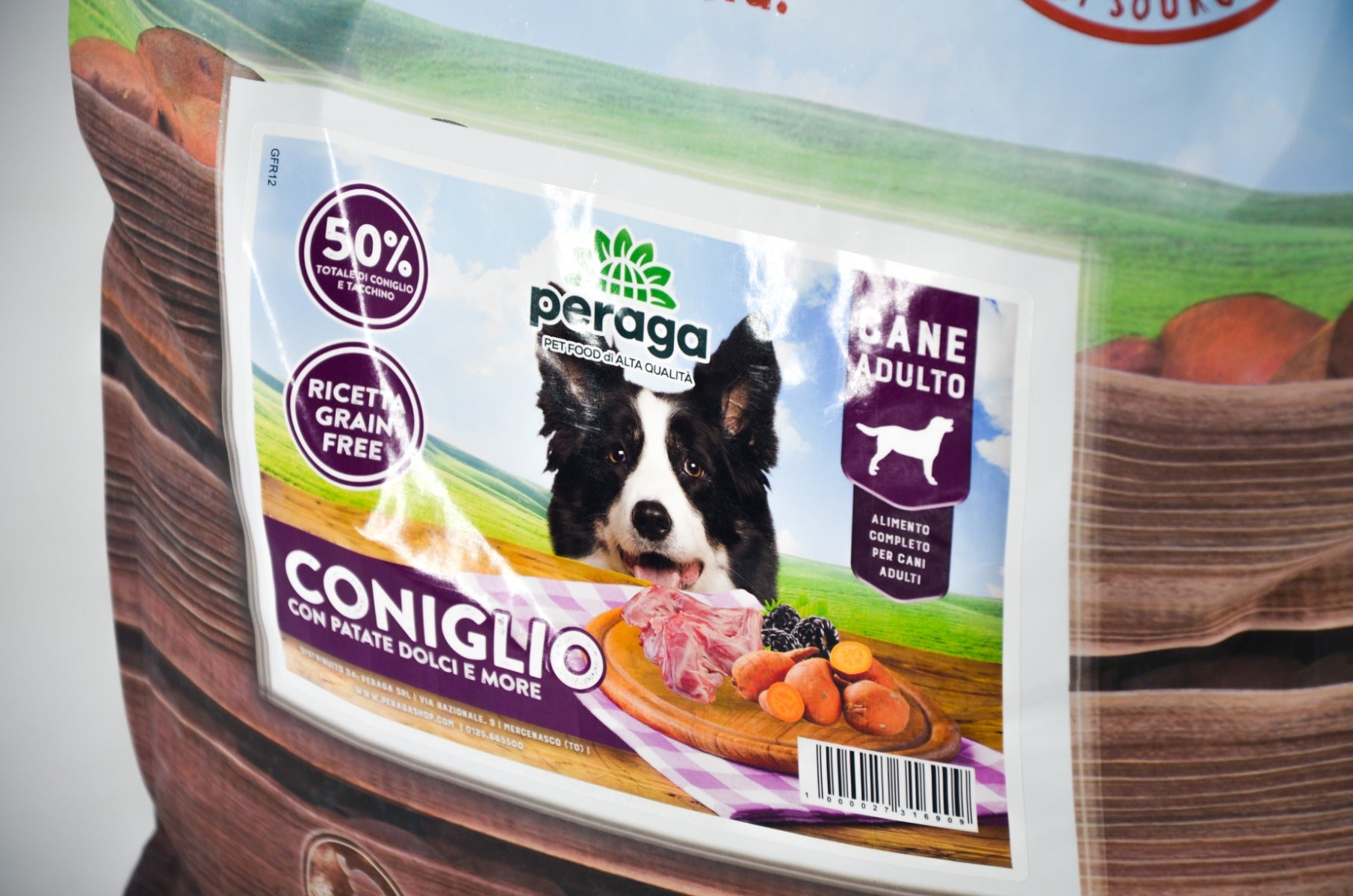 CROCCHETTE PERAGA GRAIN FREE PER CANE ADULTO 2KG CONIGLIO