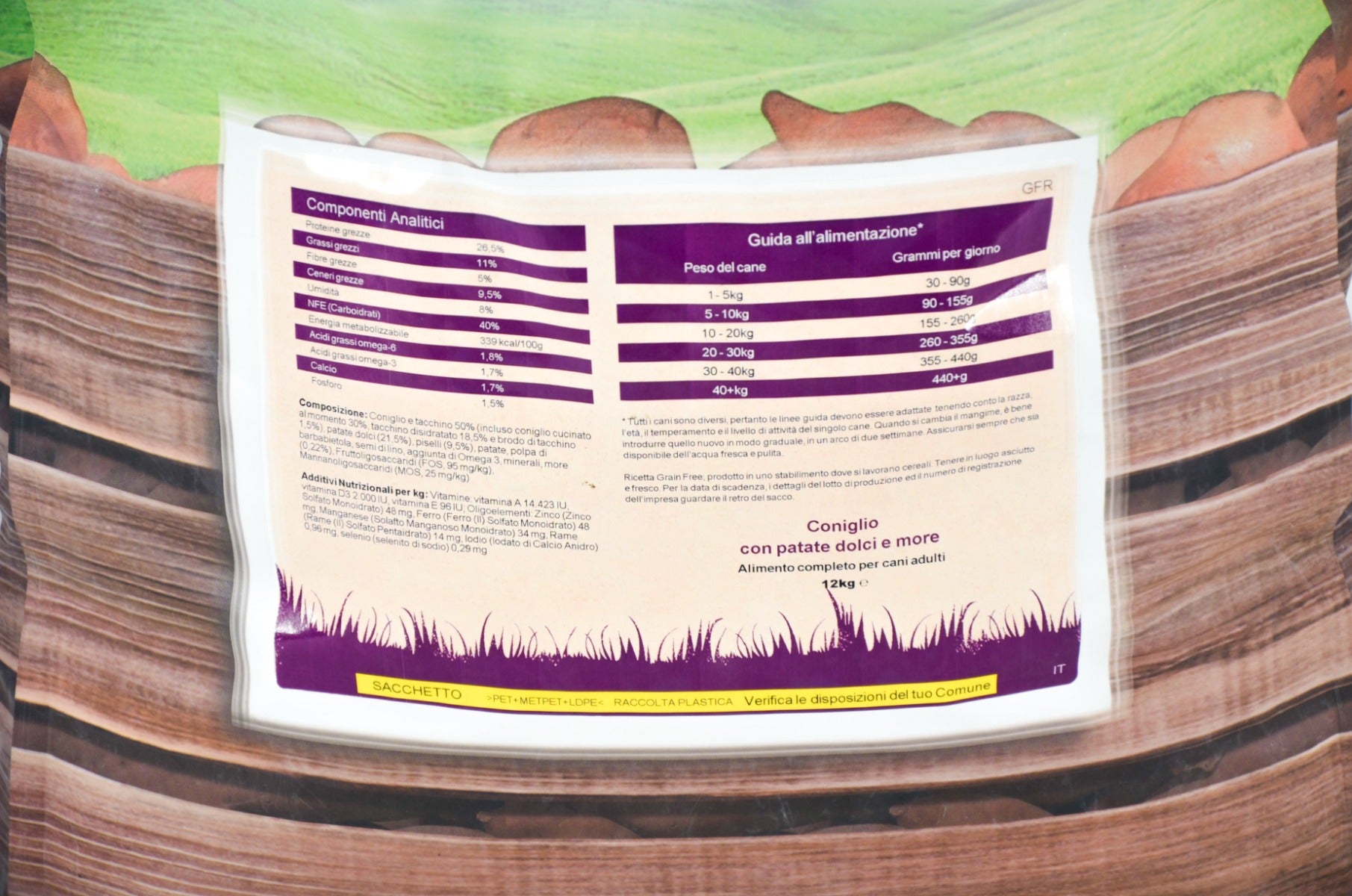 CROCCHETTE PERAGA GRAIN FREE PER CANE ADULTO 12KG CONIGLIO