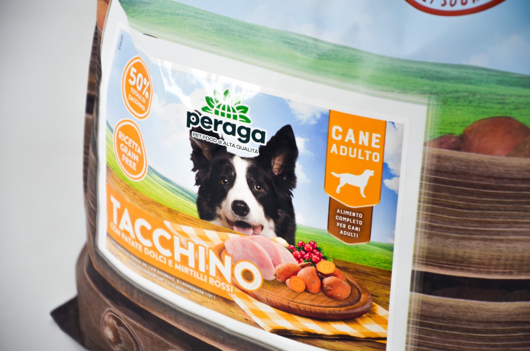 CROCCHETTE PERAGA GRAIN FREE PER CANE ADULTO 12KG TACCHINO