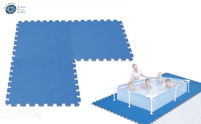 OFFERTA 32 PIASTRELLE ANTISCIVOLO AD INCASTRO PER FONDO PISCINA