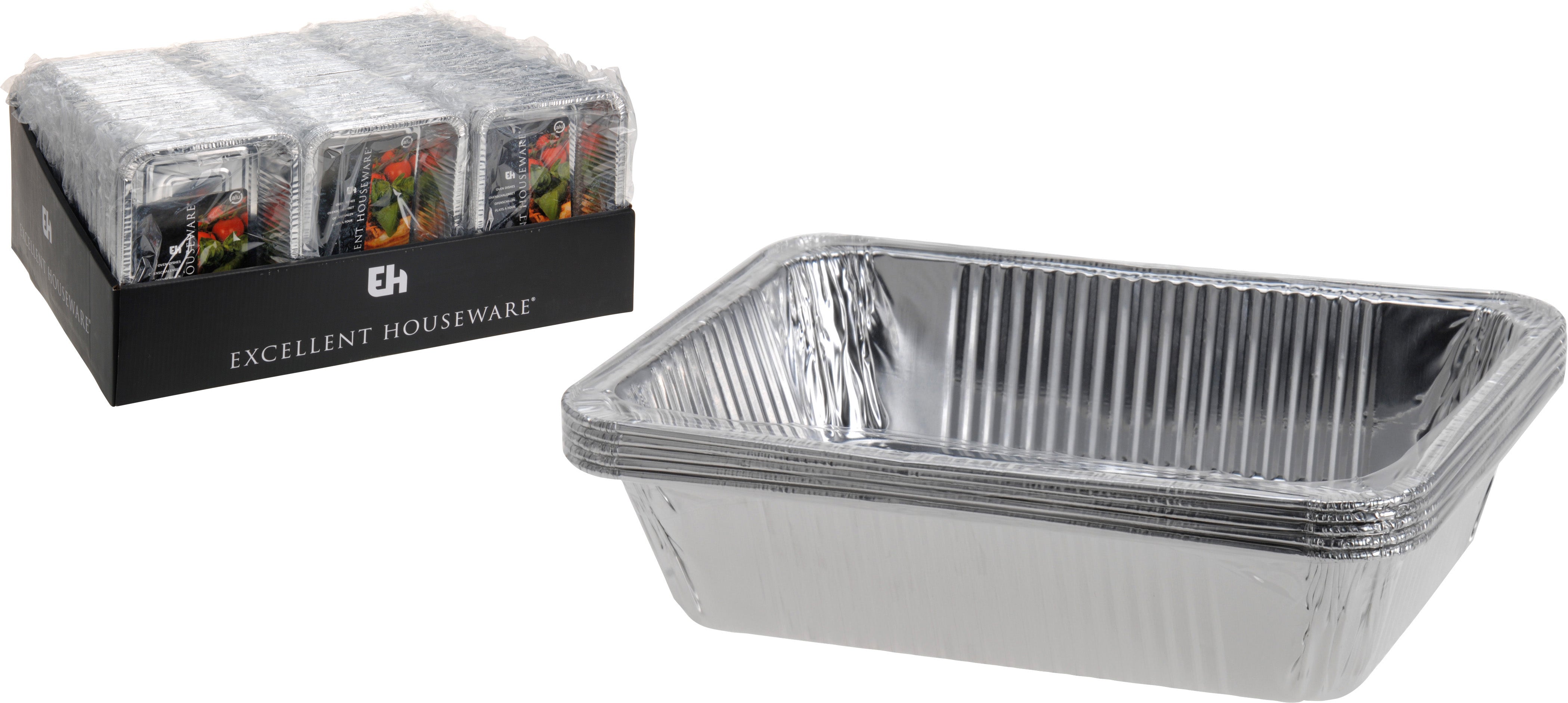 TEGLIA FORNO 5PZ IN ALLUMINIO