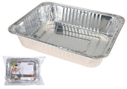 TEGLIA IN ALLUMINIO PER BARBECUE 36X29X8CM