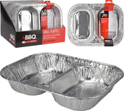 2 VASSOI DOPPI GRILL BBQ IN ALLUMINIO 35CM