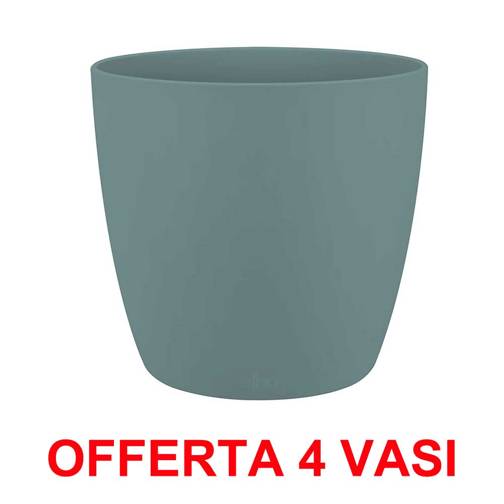 OFFERTA 4 VASO BRUSSELS ROUND 16CM VINTAGE BLUE