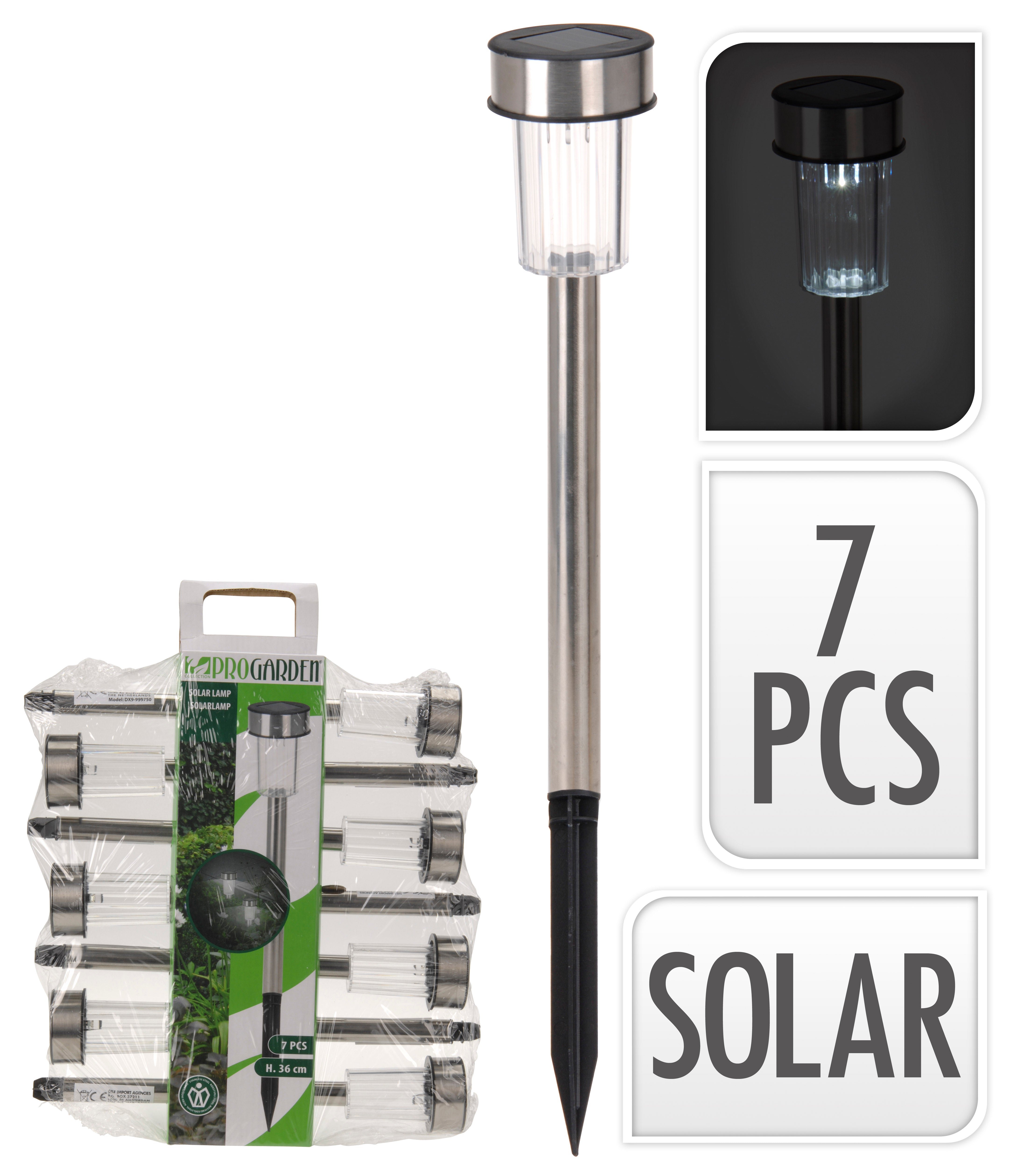 SET 7 LAMPADE SOLARI 36CM