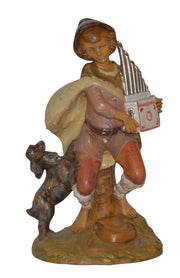 SUONATORE DI ORGANINO 30CM IN RESINA