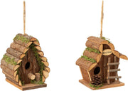 Casetta per Uccelli a Scala S 17x12x17 cm Modello Assortito