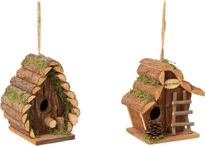 Casetta per Uccelli a Scala S 17x12x17 cm Modello Assortito