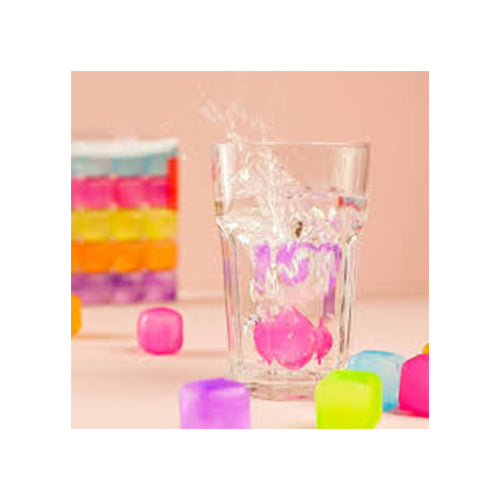 CUBETTI DI GHIACCIO COLORATI RIUTILIZZABILI ICE CUBE S/30