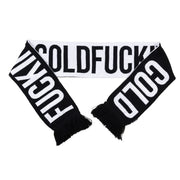 Fisura Sciarpa “Fucking cold” 150x18 cm - nero/bianco
