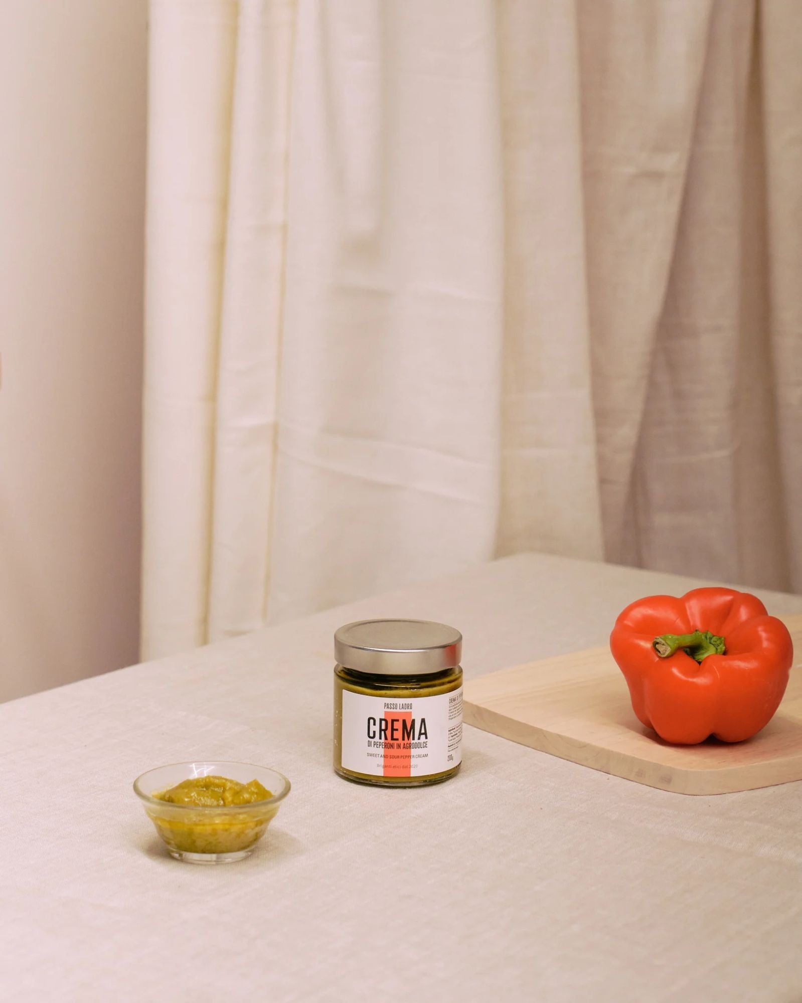 Passo Ladro Crema di Peperoni Bio in Agrodolce, 300g