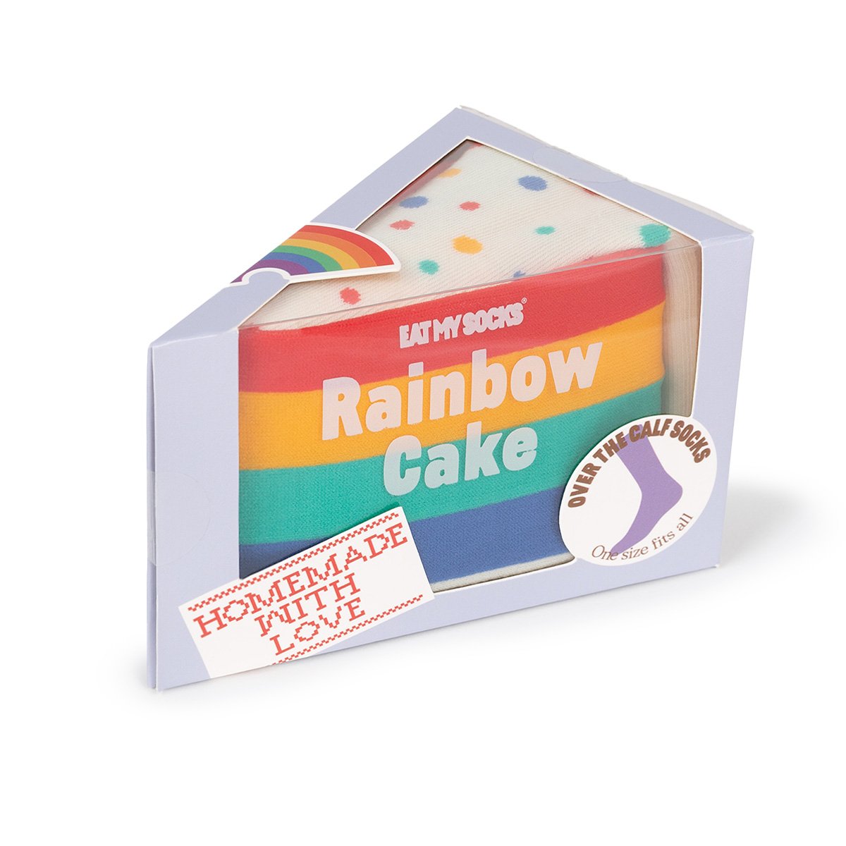CALZE UNISEX RAINBOW EAT MY SOCKS