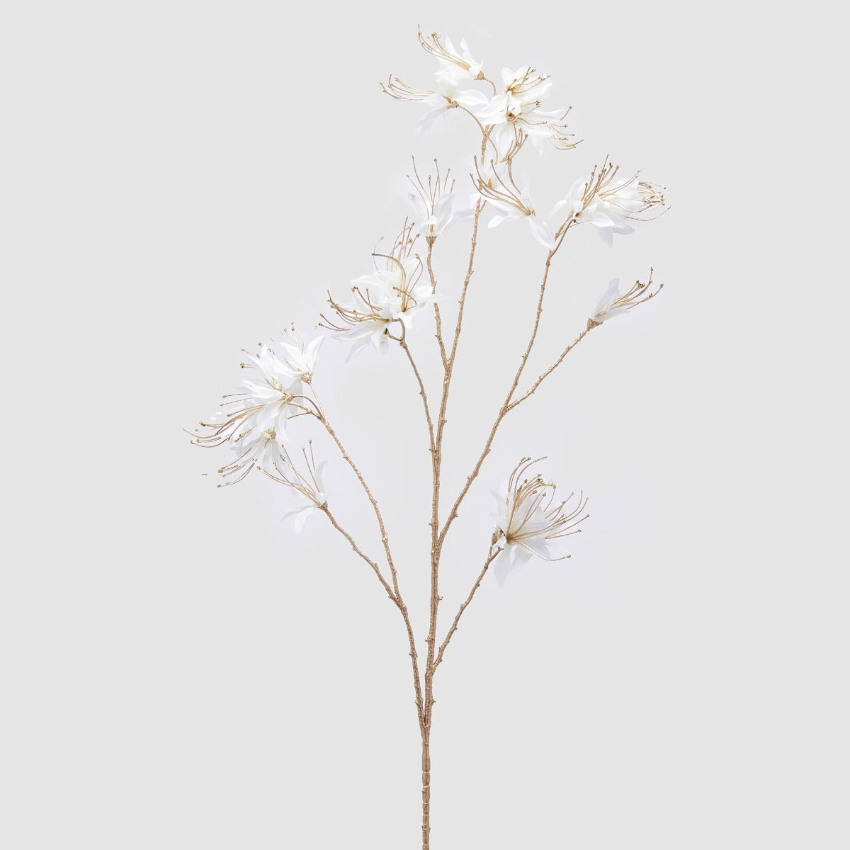 PIANTA ARTIFICIALE RAMO NERINA ORO E BIANCO