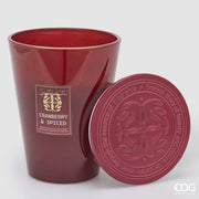 Candela Profumata Honeyed Apple Cider 1200g 18.5x23 cm Rossa EDG