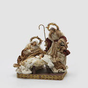 Natività con Base Presepe Elegante H29xL26xP15 Camel EDG