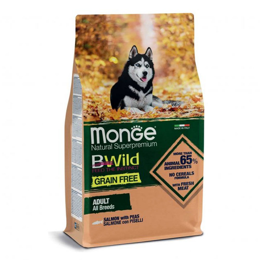 MONGE BWILD ADULT SALMONE 12KG