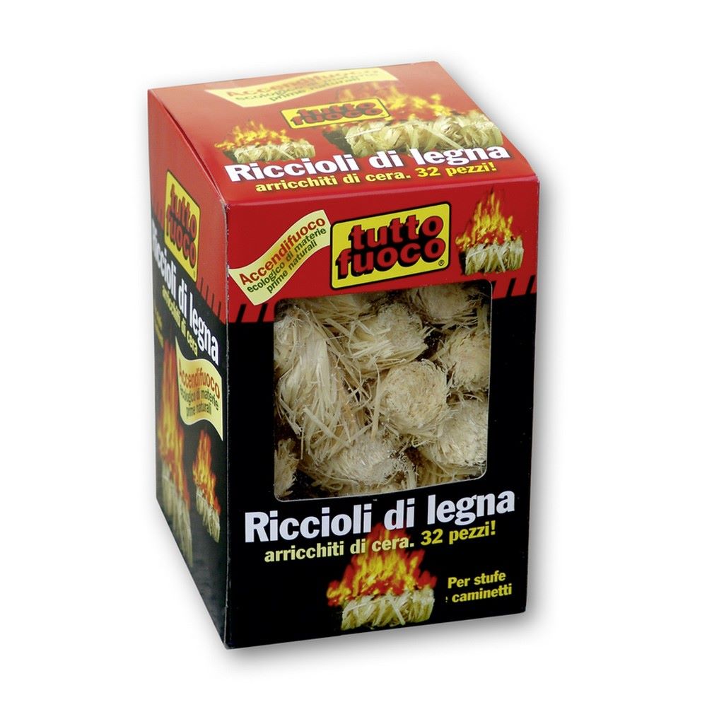 32 RICCIOLI ACCENDIFUOCO TUTTO FUOCO