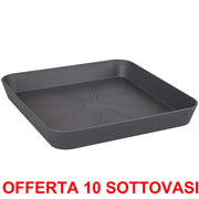 OFFERTA 10 SOTTOVASO LOFT URBAN SAUCER SQUARE 22 ANTHRACITE
