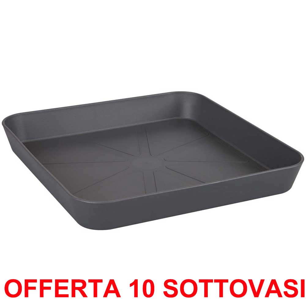 OFFERTA 10 SOTTOVASO LOFT URBAN SAUCER SQUARE 22 ANTHRACITE