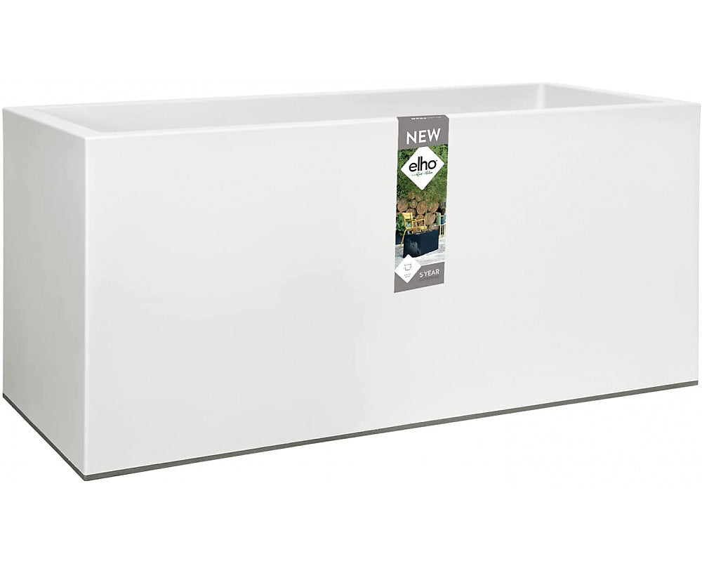 Fioriera Rettangolare Vivo Matt Finish 90cm Bianco ELHO