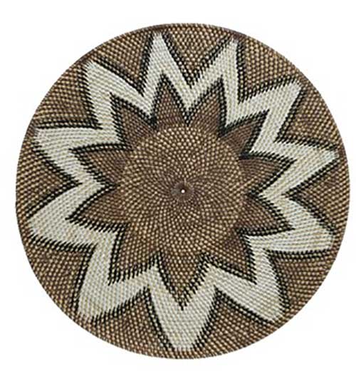 DECORAZIONE DA MURO APPENDIBILE 60X1CM RATTAN